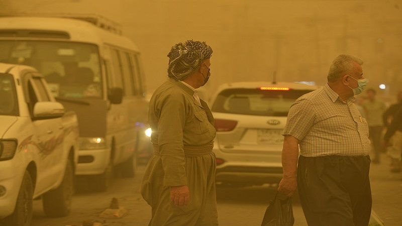 شەپۆلێکى خۆڵبارین هەرێمى کوردستان دەگەرێتەوە